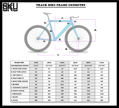 6ku Urban Track Bike Fixed Gear Bike Celeste