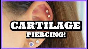 This piercing is little painful than lobe but that doesn't mean it is so much hard to attend. Watch A Double Cartilage Piercing Doublehelix Youtube