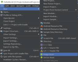 Welcome screen of android studio ide. How To Change My Android App Icon