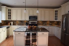 White upper cabinets and dark gray lower contemporary kitchen. Linen Cabinets With Light Quartz Countertop And Dark Quartz Countertop Traditional Kitchen Dc Metro By Nova Design And Build Houzz