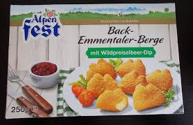 Erstaunliche angebote und aktionen für emmentaler bei lidl. Lidl Alpenfest Back Emmentaler Berge Mit Wildpreiselbeer Dip Blogtestesser