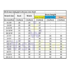 Girls Clothing Size Chart Lovely Size Charts How To