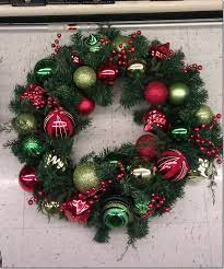 Christmas Wreaths At Hobby Lobby Alex Haralson Hobby Lobby Inspired Lime Green And Red Christmas Wreath