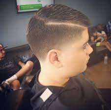 Soft Fade With The Hard Part Added In Barber Man Men S Grooming Grooming