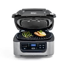Ninja Foodi 5 In 1 Indoor Grill With Air Fryer Roast Bake Dehydrate In 2020 Grilling Recipes Indoor Grill Healthy Grilling Recipes