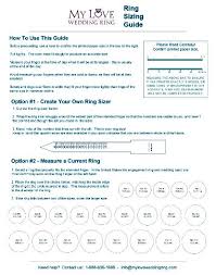 ring size guide free ring sizer my love wedding ring