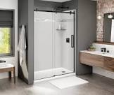 Halo 56-1/2 - 59W x 78-3/4H Frameless Sliding Shower Door  MAAX