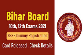 This website is redirected to state.bihar.gov.in/educationbihar/citizenhome.html Bseb Dummy Registration Card Released For 2021 Exam