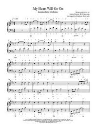 A world to believe in. My Heart Will Go On By Celine Dion Piano Sheet Music Intermediate Level Sheet Music Piano Sheet Music Music