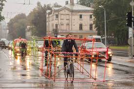 Cycling Activists Build Bamboo Car Skeletons To Demonstrate Space Taken By Single Occupancy Cars Space Car Car Frames Car