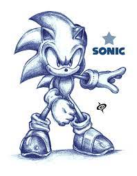 Sonic Sketch By Kamuspiral Deviantart Com On Deviantart Sonic Coloring Pages Knight Games