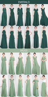 Emeraude Et Moussue Robes De Demoiselle D Honneur Fiancee Partie Ro Robe De Demoiselle D Honneur Robe Demoiselle D Honneur Longue Tenue Demoiselle D Honneur