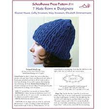 Knitting is a method by which yarn is manipulated to create a textile or fabric; Schoolhouse Press Seven Hats Spp11 Schoolhouse Press Patterns Patterns