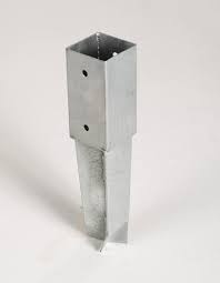 Le pied de poteau carré sur platine ppjbt est préconisé dans la réalisation de clôtures et abris de jardin. Support A Sceller En Acier Gris H 35 X L 7 1 X P 7 1 Cm Leroy Merlin