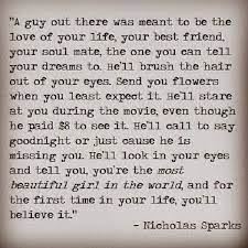 Love Quotes For Husband Love Quotes For Him Nicholas Sparks