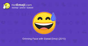Sweating Emoji Meaning With Pictures From A To Z