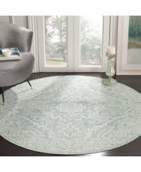 Catalina rectangular seafoam area rug. Safavieh Windsor Sea Foam And Blue 6 X 6 Round Area Rug Green Cool Rugs Round Area Rugs Rugs