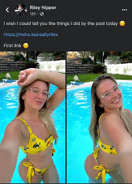 哈哈我希望我能告诉你今天我在泳池里做的事情。 是不是洗你上嘴唇上的疱疹了？ : rMamaRilessTikTok