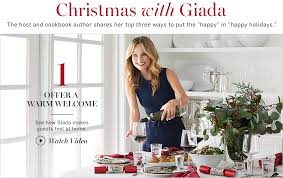 This search takes into account your taste preferences. Christmas Holiday With Giada De Laurentiis Williams Sonoma