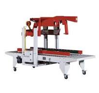 Cheap Semi-Automatic Flap Close Case Sealer Pneumatic Carton Folding  Binding Packing Machine