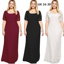 Plus Size 16 30 Maxi Lace Bridesmaid Dress Size Uk Size 16 30 Size Details Colors White Black Wine 16 Should Parti Elbiseleri Elbiseler Dantel Elbiseler