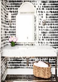 Schumacher Queen Of Spain Wallpaper Black 5005881 Priced And Sold By The Yard 8 Yard Minimum Order Must Order In Increments Of 8 Beautiful Bathrooms Bathroom Inspiration Bathroom Wallpaper