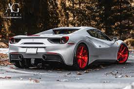 The hexadecimal rgb code of candy apple red color is #ff0800. Ag Luxury Wheels Ferrari 488 Spyder Monoblock Forged Wheels