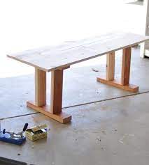 Diy Tile Outdoor Table Centsational Style Diy Table Legs Wood Table Diy Diy Tile