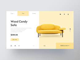 Wood Candy Sofa Web Page By Jerevon Catalog Design Design Website Design Layout