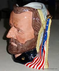 royaldoultons: Civil War Ulysses S. Grant & Robert E. Lee Royal Doulton  Toby Jug D6698