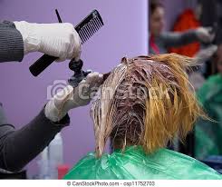 Because the color is so vibrant lovable, you. Beautician Applying Hair Color To Woman At Parlor Beautician Applying Hair Dye On Female Customer S Hair Canstock