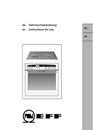 · press and hold the key button for 10 minutes to unlock any lock mode · power off your induction cooktop for . Neff E1541n2 Cooker Stove Download Manual For Free Now 3a5f8 U Manual Com