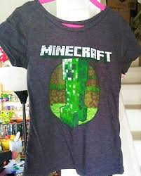 Minecraft Creeper T Shirt Girls Youth Size Xs Extra Small 4