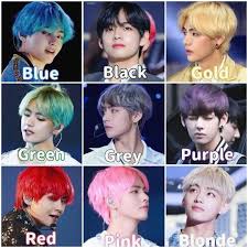 Bts Army Family On Instagram Which Color Is Your Fave On Tae Follow Bts Lover 20 Kimt In 2020 Bts Hair Colors Green Hair Colors Which Hair Colour