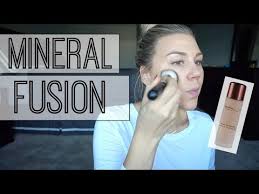 Mineral Fusion Liquid Foundation Demo Review Youtube