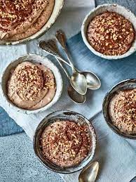 Nadiya Hussain Chocolate Hazelnut Mousse Recipe Time To Eat Bbc Recipe Mousse Recipes Nadiya Hussain Recipes Desserts