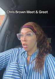 Chris Brown Meet and Greet Myron Brooks