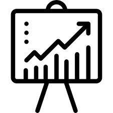 Line Chart Free Business Icons