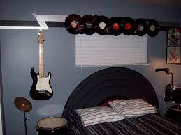 If you keep your party decorations theme related they are sure to look amazing. Rock N Roll Bedroom Music Themed Rooms Music Room Decor Music Bedroom