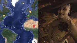 More resident evil village images and information have been revealed, including a first look at the enigmatic mother miranda and the game's map. Tall Atlantic Lady Atlantic Ocean Redraws Know Your Meme