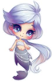 Mermaid Chibi By Owinter Anime Mermaid Cute Kawaii Drawings Cute Anime Chibi
