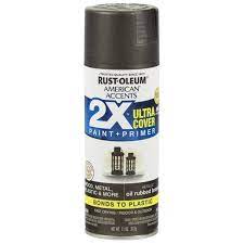 3 Pack Rust Oleum American Accents Ultra Cover 2x Metallic Oil Rubbed Bronze Spray Paint And Primer In 1 11 Oz Walmart Com Walmart Com