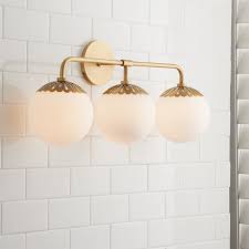 Dewdrop Globe Vanity Light 3 Light Contemporary Bathroom Lighting Vanity Lighting Bathroom Light Fixtures