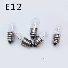 E12 Indicator Light Bulb 18v 24v 28v 0 11a 30v 2w Small Bulb 12mm Lamp Bead For Machine Tool Equipment Vessel Lighting 50pcs Indicator Light Machine Indicator24v Indicator Light Aliexpress