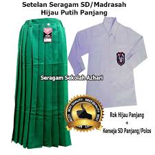 Siapa bilang jika masyarakat hanya concern terhadap produksi seragam kantor pria, nyatanya pemilihan model baju kaos juga memiliki perhatian besar dari konsumen. Setelan Seragam Sekolah Madrasah Hijau Putih Panjang Perempuan Seragam Anak Sd Shopee Indonesia