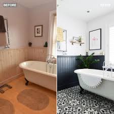 This dulux easycare bathroom paint is ideal for creating a great look in your easycare bathroom. Before And After This Bathroom Went From Dated To Statement Ideal Home