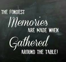 Sunday Dinner Isn T About The Food That Gets Put On The Table It S About The Memories You Create With The Together Quotes Dinner Quotes Family Dinner Quotes