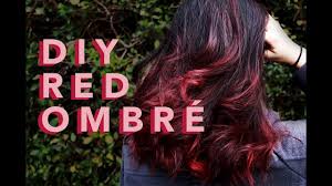 We absolutely love actress lea michele's vibrant mahogany and coppery auburn ombre hair color! Diy Red Auburn Ombre On Virgin Hair Tutorial Youtube