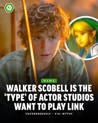 According to insider MTTSH, 'Percy Jackson' star Walker Scobell is the  "type" of actor studios want to play Link in the upcoming live-action  'Legend of Zelda' movie. Scobell may be too busy