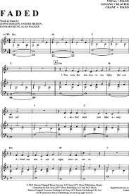Faded Klavier Gesang Alan Walker Pdf Noten Klick Auf Die Noten Um Reinzuhoren Noten Und Playback Zum Download Fur Ve Saxophon Noten Klavier Noten